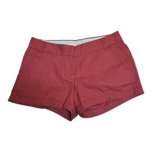 J. Crew Red Shorts For Effortless Style - Size 2